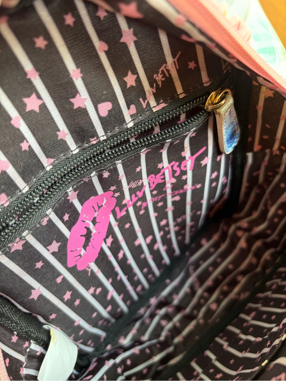 Luv Betsey by Betsey Johnson Mini Backpack Pastel Daisy Floral - Picture 9 of 16